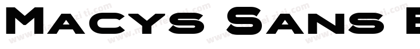Macys Sans Bold字体转换
